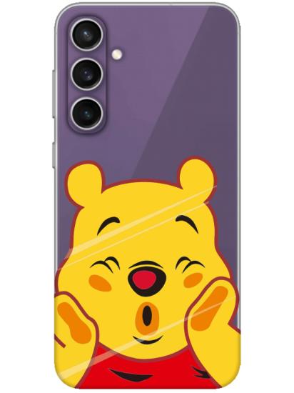 Samsung S23 FE Winnie The Pooh Şeffaf Telefon Kılıfı
