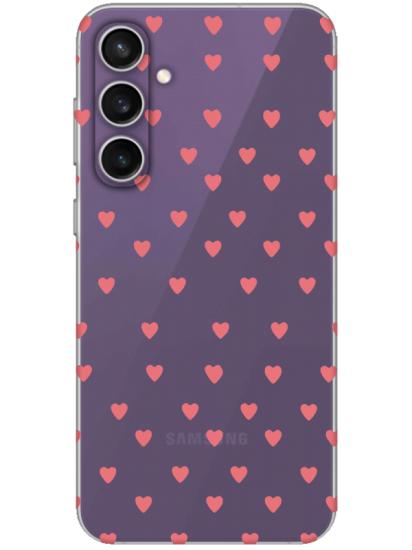 Samsung S23 FE Minik Kalpler Şeffaf Telefon Kılıfı