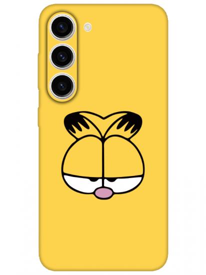 Samsung S23 Plus Garfield Sarı Telefon Kılıfı