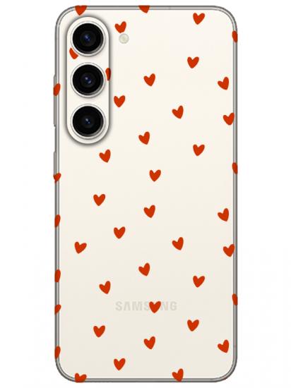 Samsung S23 Plus Minik Kalpler Şeffaf Telefon Kılıfı