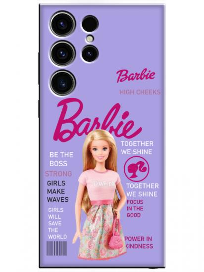Samsung S23 Ultra Barbie Lila Telefon Kılıfı