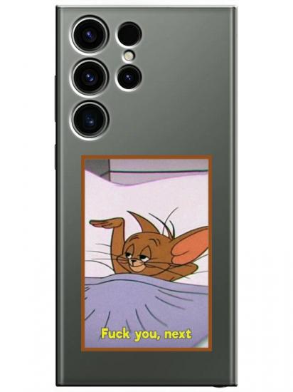 Samsung S23 Ultra Jerry Şeffaf Telefon Kılıfı