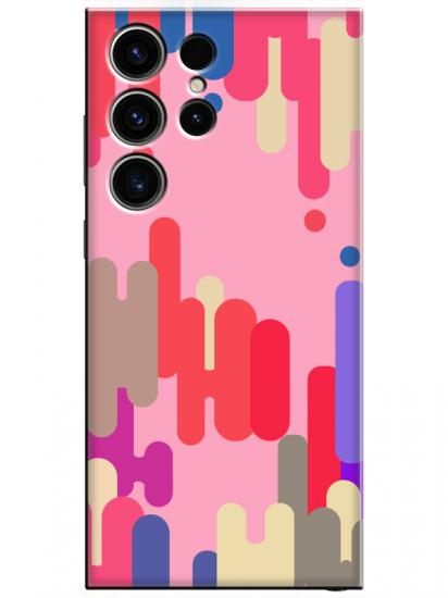 Samsung S23 Ultra Pop Art Pembe Telefon Kılıfı