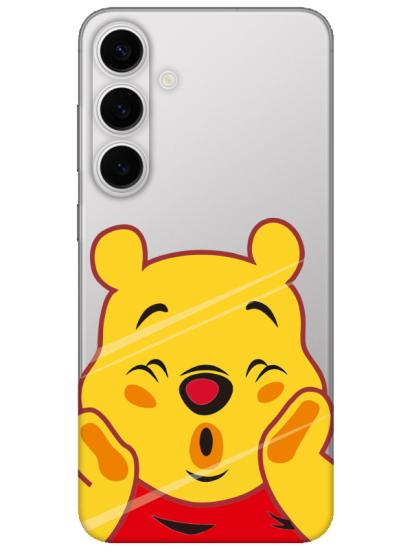 Samsung S24 Winnie The Pooh Şeffaf Telefon Kılıfı