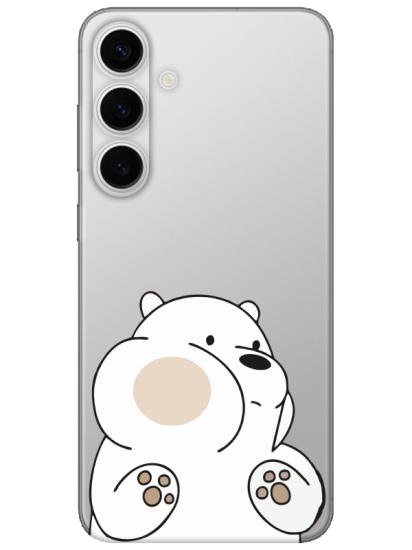 Samsung S24 Plus Panda Şeffaf Telefon Kılıfı