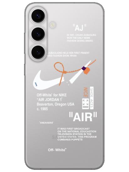 Samsung S24 Plus Nike Air Şeffaf Telefon Kılıfı