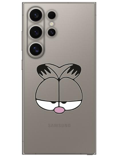 Samsung S24 Ultra Garfield Şeffaf Telefon Kılıfı