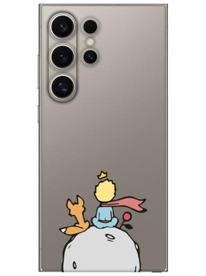 Samsung S24 Ultra Küçük Prens Şeffaf Telefon Kılıfı
