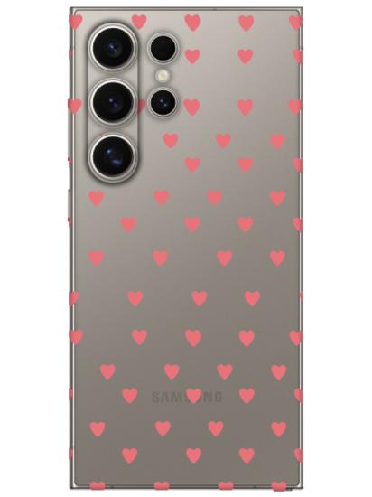 Samsung S24 Ultra Minik Kalpler Şeffaf Telefon Kılıfı