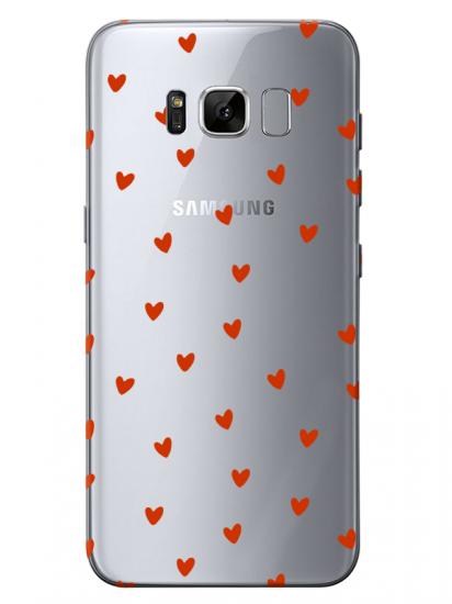 Samsung S8 Minik Kalpler Şeffaf Telefon Kılıfı