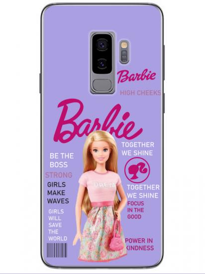 Samsung S9 Barbie Lila Telefon Kılıfı