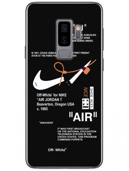 Samsung S9 Nike Air Siyah Telefon Kılıfı