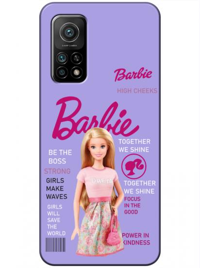 Xiaomi Mi 10T Barbie Lila Telefon Kılıfı