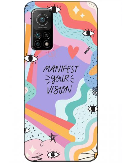 Xiaomi Mi 10T Manifast Your Vision Lila Telefon Kılıfı