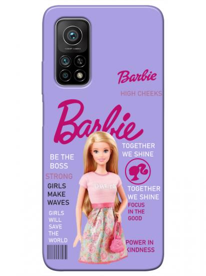 Xiaomi Mi 10T Pro Barbie Lila Telefon Kılıfı