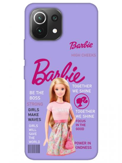 Xiaomi Mi 11 Lite Barbie Lila Telefon Kılıfı