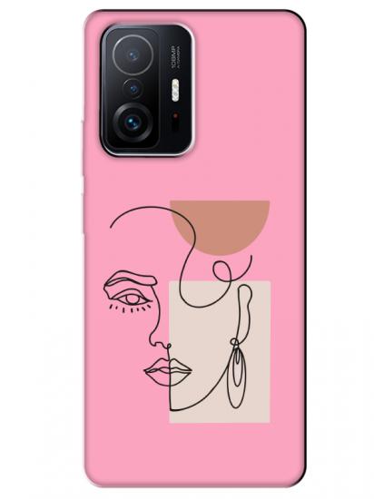 Xiaomi Mi 11T Women Art Pembe Telefon Kılıfı
