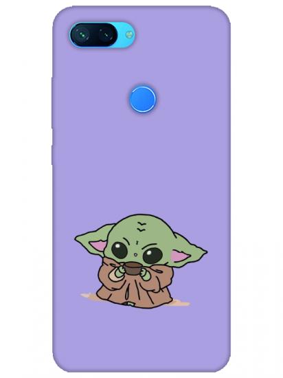 Xiaomi Mi 8 Lite Baby Yoda Lila Telefon Kılıfı