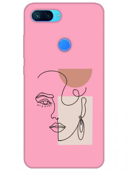 Xiaomi Mi 8 Lite Women Art Pembe Telefon Kılıfı