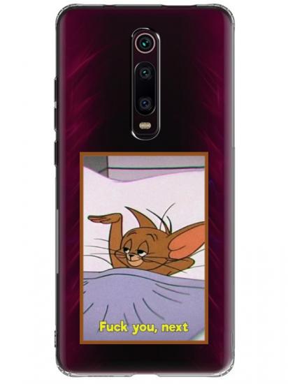 Xiaomi Mi 9T Jerry Şeffaf Telefon Kılıfı