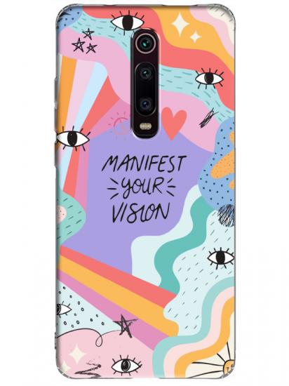Xiaomi Mi 9T Manifast Your Vision Lila Telefon Kılıfı
