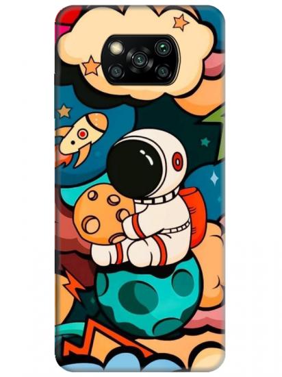Poco X3 NFC Astronot Telefon Kılıfı