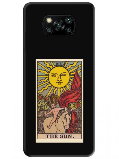 Poco X3 Pro The Sun Siyah Telefon Kılıfı