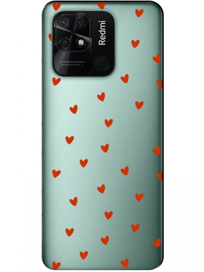 Redmi 10C Minik Kalpler Şeffaf Telefon Kılıfı