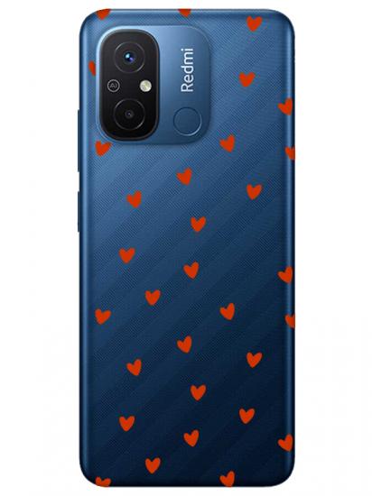 Redmi 12C Minik Kalpler Şeffaf Telefon Kılıfı