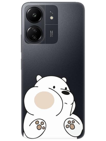 Redmi 13C Panda Şeffaf Telefon Kılıfı