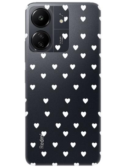 Redmi 13C Minik Kalpler Şeffaf Telefon Kılıfı