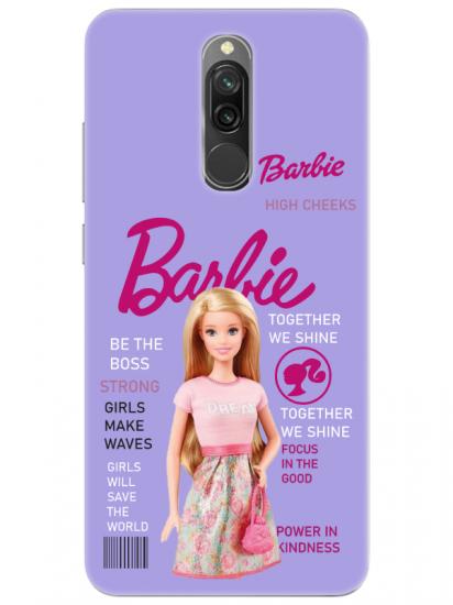 Redmi 8 Barbie Lila Telefon Kılıfı