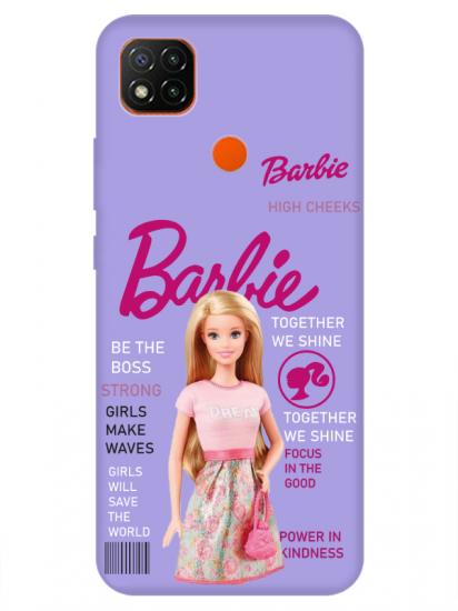 Redmi 9C Barbie Lila Telefon Kılıfı