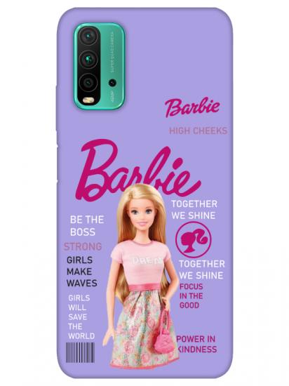 Redmi 9T Barbie Lila Telefon Kılıfı
