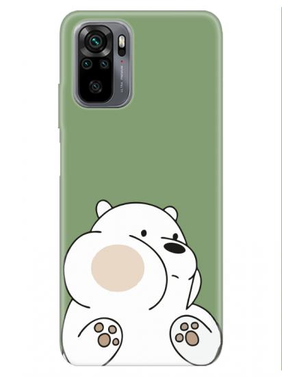 Redmi Note 10 Panda Yeşil Telefon Kılıfı