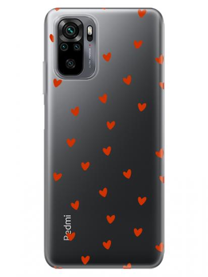Redmi Note 10 Minik Kalpler Şeffaf Telefon Kılıfı