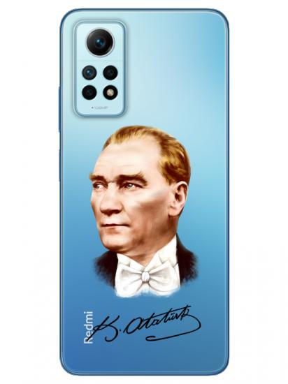 Redmi Note 12 Pro Atatürk İmzalı Şeffaf Telefon Kılıfı