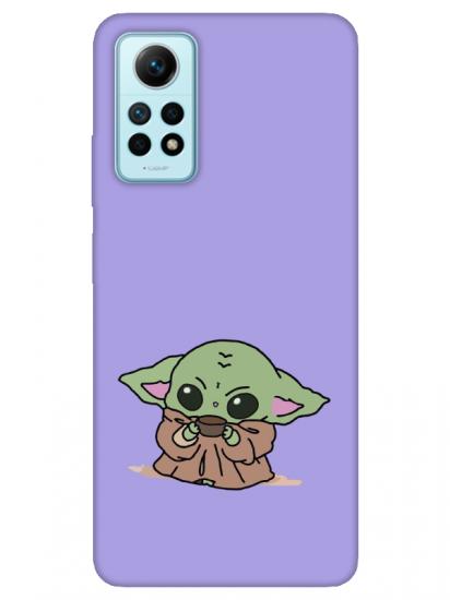 Redmi Note 12 Pro Baby Yoda Lila Telefon Kılıfı