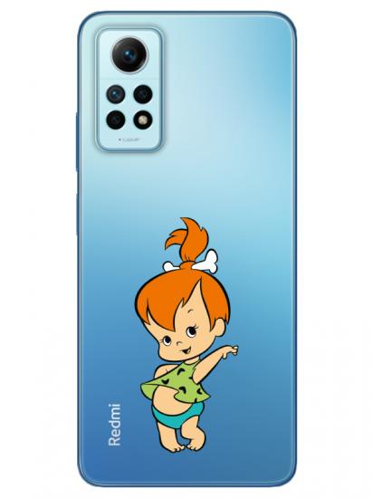 Redmi Note 12 Pro Taş Devri Kız Bebek Şeffaf Telefon Kılıfı