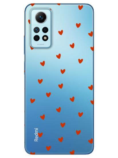 Redmi Note 12 Pro Minik Kalpler Şeffaf Telefon Kılıfı