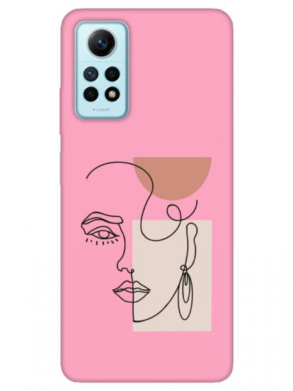 Redmi Note 12 Pro Women Art Pembe Telefon Kılıfı
