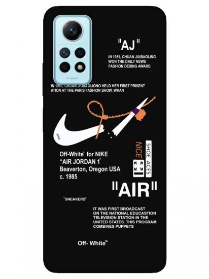 Redmi Note 12 Pro Nike Air Siyah Telefon Kılıfı