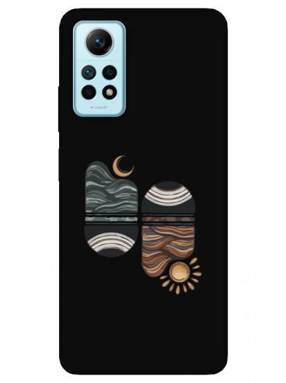 Redmi Note 12 Pro Sunset Wave Siyah Telefon Kılıfı