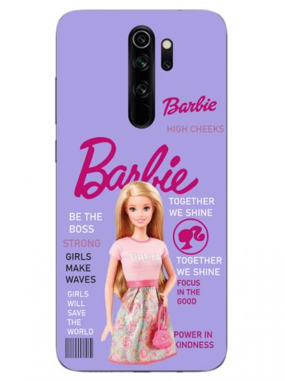 Redmi Note 8 Pro Barbie Lila Telefon Kılıfı