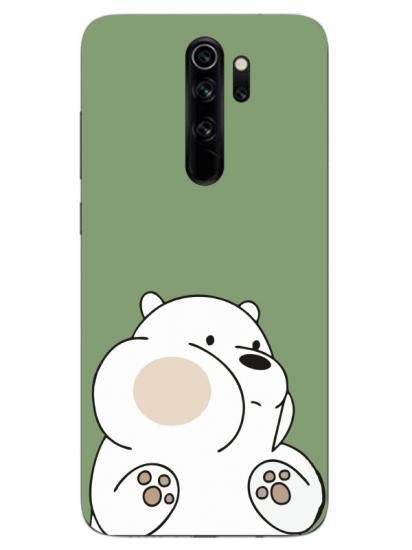 Redmi Note 8 Pro Panda Yeşil Telefon Kılıfı