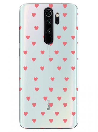 Redmi Note 8 Pro Minik Kalpler Şeffaf Telefon Kılıfı