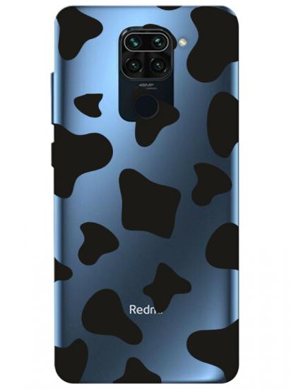 Redmi Note 9 Dalmayça Desenli Şeffaf Telefon Kılıfı