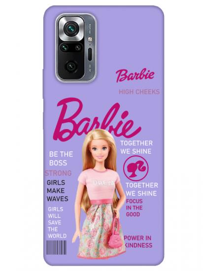 Redmi Note 10 Pro Barbie Lila Telefon Kılıfı