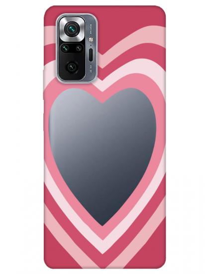 Redmi Note 10 Pro Estetik Kalp Şeffaf Telefon Kılıfı
